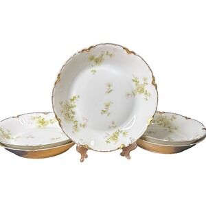 Haviland Limoges Scheiger 67 Round Bowls Lot of 8 7.5"